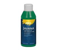 Kreul 91465-Javana Peinture pour Tissus clairs, Flacon de 250 ml Vert foncé, caractère pâteux, pour tamponner et pochoiriser, résistant au Lavage après Fixation, Dark Green, Set de 250 Pièces