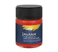 [Ref:91963-3] KREUL Lot de 3 Peintures pour tissu JAVANA "Opak", rouge, 50 ml