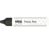 KREUL 92321 - Pearl Pen blanc 29 ml, peinture à effet à base d'eau pour un look perlé, ornements décoratifs sur papier, carton et textile