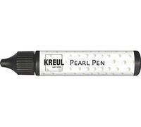 KREUL 92329 - Pearl Pen noir 29 ml, peinture à effet à base d'eau pour un look perlé, ornements décoratifs sur papier, carton et textile