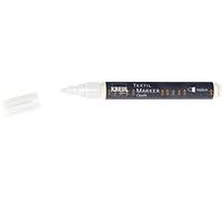 C. Kreul Marqueur textile Opak medium 92760 – blanc opaque, pointe ogive, trait 2–4 mm