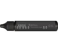 Kreul 92792-25 ml Recharge Marqueur Textile noir pour env. 4 remplissages de crayon, stylo recharge avec encre originale du Marqueur Textile Opaque