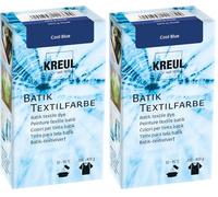 Kreul 98529 - Peinture Textile Batik Cool Blue, 70 g, Poudre de Couleur pour Le Batik et la Teinture des Textiles (Lot de 2)