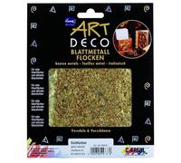 KREUL Blattmetall Flocken Home Design ART DECO gold 2 Gramm