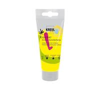 KREUL C. Kreul GmbH- KREUL 43302-Kids Art Bricolage pour Enfants, Scolaire à Base d'eau, Jaune Primaire 75 ML, Peinture d'artiste Opaque Mate pour Toile, Papier et Carton, végétalien, 43302