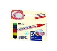 Kreul C.Kreul Porzellanmarker Porcelainpen Brillant, 5Er-Set