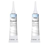 KREUL Croix 8130 Javana Gutta Contour transparent 20 ml - version allemande (Lot de 2)