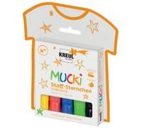 Kreul Feutre Pour Textile Petites 'toiles "Mucki", Kit De 5