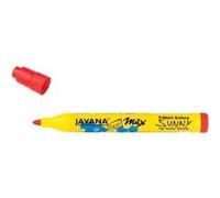 KREUL Javana Texi Mäx Sunny Medium 90761 Stylo de Peinture pour Tissus et Textiles clairs Orange avec Pointe Ronde résistante env. 2-4 mm