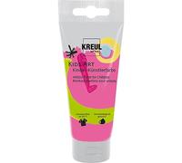 KREUL Kids Art Bricolage pour Enfants, Scolaire à Base d'eau, Rose Fluorescent 75 ML, Peinture d'artiste Opaque Mate pour Toile, Papier et Carton, Végétalien, 43320