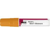 Kreul 46213-Acryl Matt Marker XXL, avec Pointe biseautée env. 15 mm, Orange, Peinture Acrylique permanente Mate à Base d'eau, pour des éléments puristes, 10009925, One Size