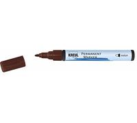 Kreul Marqueur permanent 47607 - Medium - Marron foncé - Avec pointe ogive - Épaisseur de trait : 1,5-3 mm - Pour les graphistes, les utilisateurs industriels, l'art et les loisirs