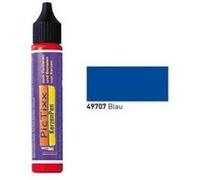KREUL 49707 - Candle Pen, bleu, 29 ml, Crayon pour bougies avec pointe fine, peinture à la cire d'abeille pour décorer et peindre des bougies
