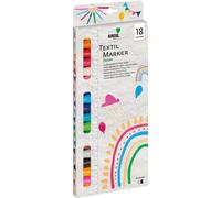 KREUL Marqueurs pour textiles JAVANA "texi m "x medium", set de 18 pièces