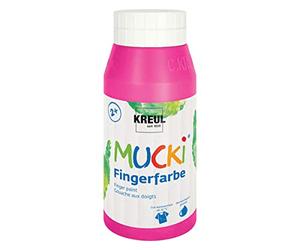 KREUL Mucki 23201 Peinture à doigts, 750 ml - version allemande, Rose