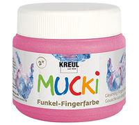 Kreul 23120 Peinture au doigt Fairy Dust Rose 150 ml 1 pc
