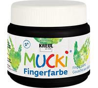 C. Kreul Gouache aux doigts "Mucki" Noir 150 ml à base