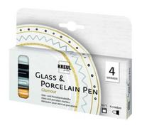 Kreul Papeterie - Fournitures Kreul Glass & Porcelain Pen Glamour, Kit De 4 224627