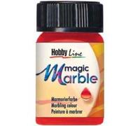 Kreul peinture à marbrer magic marble, rouge, 20 ml 73205 Rouge G