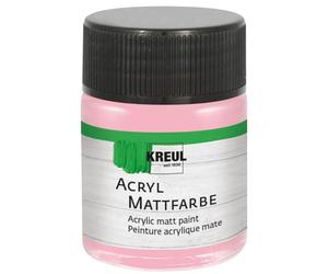 KREUL Peinture acryl. mate Hobby Line, rose pastel, 50 ml