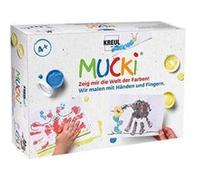 Kreul Peinture Aux Doigts Mucki, Kit 5 X 50 Ml 29101 G