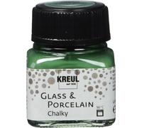 KREUL Peinture pour verre et porcelaine Chalky Cottage Green 20 ml en pot