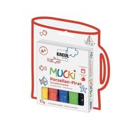 KREUL PIETTE PORCELAINE Stylo de coloriage pour porcelaine "MUCKI" set de 5 pièces
