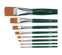 C. Kreul Pinceaux universels 721102 Basic Synthetics, poils en nylon fins plats, taille 2