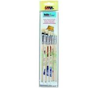 C. Kreul - Set de pinceaux universels en soie 723025 - 6 pinceaux plats tailles 2-12