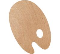 Kreul Solo Goya Palette Ovale En Bois De Hêtre Env. 20 X 30 Cm