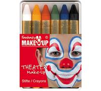 KREUL tifte avec 6 couleurs de maquillage Fantasy, 1er Pack (1 x 6 pièces)