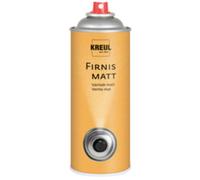 KREUL 833400 - Vernis mat, bombe aérosol de 400 ml, vernis de finition très élastique, augmente la résistance aux influences extérieures, ne jaunit pas, résiste à l'eau en séchant.
