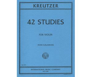 Kreutzer: 42 Studies (ed. Galamian) (Violin Solo)