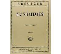Kreutzer, Rodolphe - 42 Studies - Viola solo - transcribed by L Pagels - International Music Co