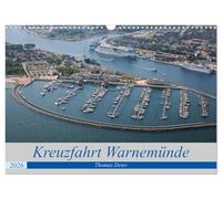 Kreuzfahrt Warnemünde (Wandkalender 2026 DIN A3 quer), CALVENDO Monatskalender: Die größten Kreuzfahrtschiffe besuchen Warnemünde