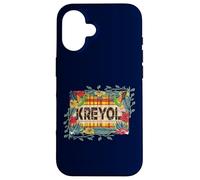KREYOL - Belle Idee Cadeau pou Creole Style Madras antillais Coque pour iPhone 16