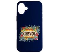 KREYOL - Belle Idee Cadeau pou Creole Style Madras antillais Coque pour iPhone 16 Plus