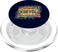 KREYOL - Belle Idee Cadeau pou Creole Style Madras antillais PopSockets PopGrip pour MagSafe