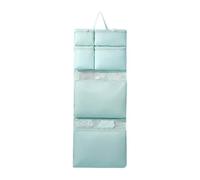 Krf98 Organiseur de linge de maison polyvalent avec compartiments pour vêtements et accessoires Design à suspendre pour intérieur et extérieur Bleu 116 x 45 cm