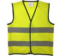 KRFVGYQNK Gilet réfléchissant haute visibilité, Gilet réfléchissant for enfants, tailles multiples, haute visibilité, polyester respirant