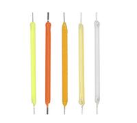 KRFVGYQNK LED Clignotante Multicolore， Ampoule Edison à filament 2200K DC COB LED, pièces multicolores 3V-57V 38mm, paquet de 20(Pink,57V 38mm 20PCS)