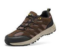 Kricely Chaussures Basses de Randonnée Homme Marche Chaussure Montantes Escalade Alpinisme en Plein Air Trekking Chaussure Trail Homme pour Sports Sneakers(Marron 48)