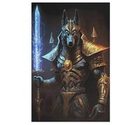 Krieger-Anubis Puzzle en Bois Enfant 1000 Pièces - Jeu EduChatif Motricité Fine Et Concentration - Puzzles pour Adultes 78×53cm