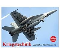 Kriegstechnik. Kampfjet-Impressionen (Wandkalender 2026 DIN A2 quer), CALVENDO Monatskalender: Die Kriegstechnik der U.S. Luftwaffe in tollen Bildern