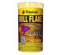 Krill Flake 500ml / 100g - Nourriture Super appetissante pour Poissons d'eau Douce et Marin, en Flocons