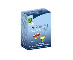Krill Lot de 60 capsules d'huile 100% naturelle pour enfants