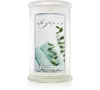 Kringle Candle Eucalyptus & Cotton bougie parfumée 624 g