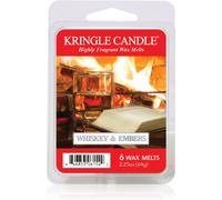 Kringle Candle Whiskey & Embers tartelette en cire 64 g
