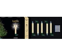 Krinner Lumix 74432, Lumix Superlight Bougies sans fil Kit d'extension (en sapin et), 0,01 W extérieur, blanc cassé, 1.7 x 1.7 x 12,5 cm