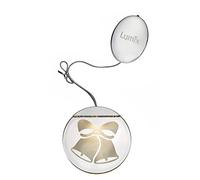 Krinner Lumix Deco Lights - Cloches acrylique 10 x 10 cm, chrome 76101